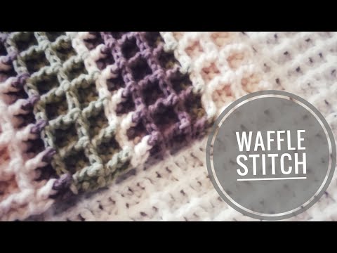 Crochet Waffle Stitch - Easiest Tutorial