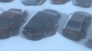 preview picture of video 'Xenia Storm Blizzard in Grand Forks North Dakota'