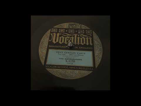The Ambassadors - That Certain Party