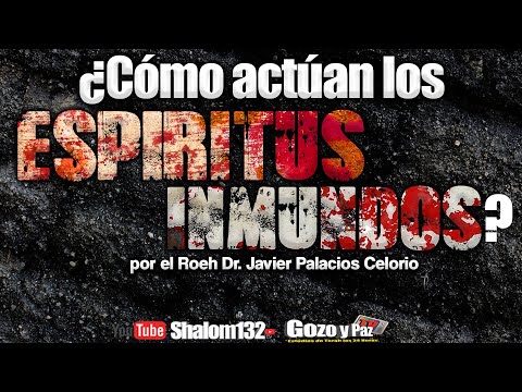 🔴Shalom132 - ¿CÓMO ACTUAN LOS ESPÍRITUS INMUNDOS? por el Roeh Dr. Javier Palacios Celorio