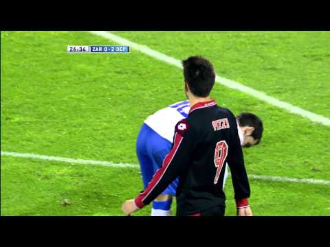 La Liga | Gol de Apoño (1-2) en el Real Zaragoza - Deportivo de La Coruña | 10-11-2012 | J11