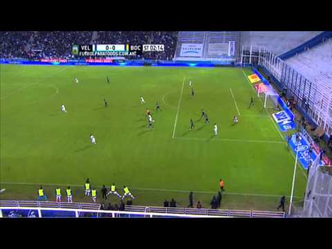 Aguerre se quedó con la más clara. Vélez 0 Boca 0.Fecha 14.Torneo Primera División 2015.FPT