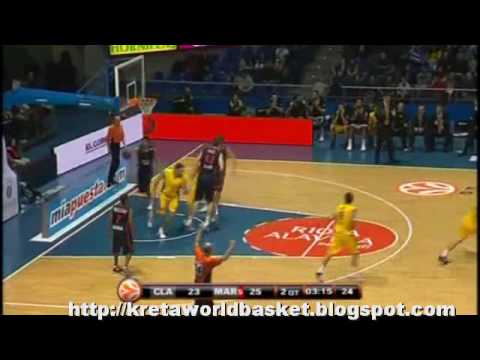 Euroleague 2010 - Week 9  Caja Laboral  - Maroussi 73-65 (6-1-10) highlights