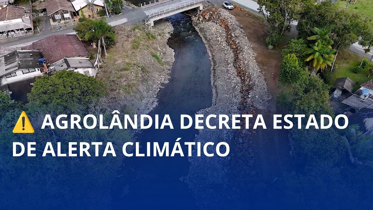 ⚠️ Agrolândia decreta Estado de Alerta Climático