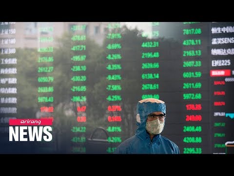 コロナウイルス感染の恐れで中国株が急落 (Chinese stocks plunge on fears of coronavirus spread)