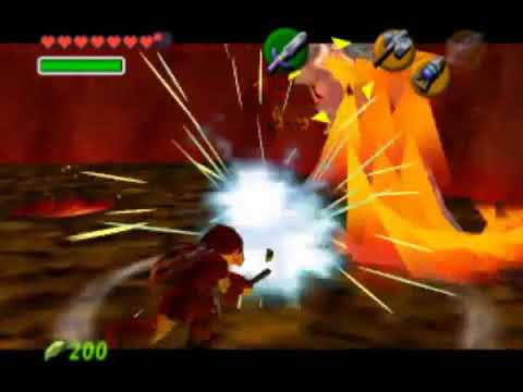 BOSS GUIDE - Zelda: Ocarina of Time - Volvagia (ZERO COMMENTARY)