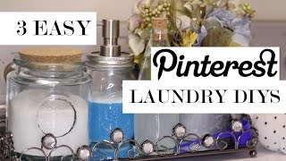 3 EASY LAUNDRY DIYS YOU NEED TO TRY!