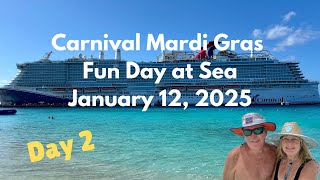 Carnival Mardi Gras Sea Day