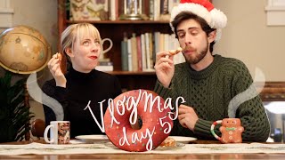 Festive Donuts & Christmas Wreath-Making 🎄❤️✨| VLOGMAS DAY 5
