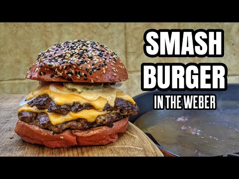 How to Make Smash Burgers on a Weber Kettle