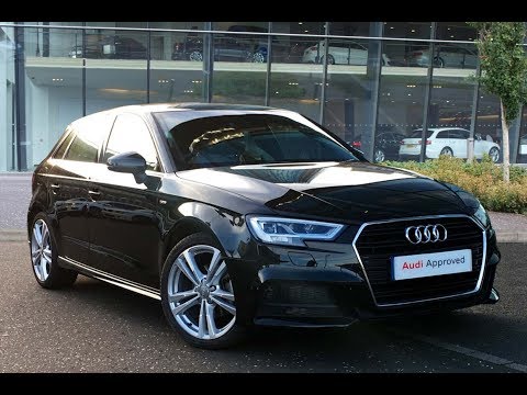 GJ17KHG AUDI A3 TFSI S LINE BLACK 2017, West London Audi
