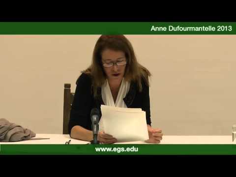 Anne Dufourmantelle. Who is the master here? 2013