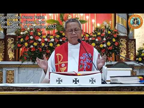 "How to maintain innocence" - 12/28/2022 Misa ni Fr. Ciano Ubod sa SVFP.