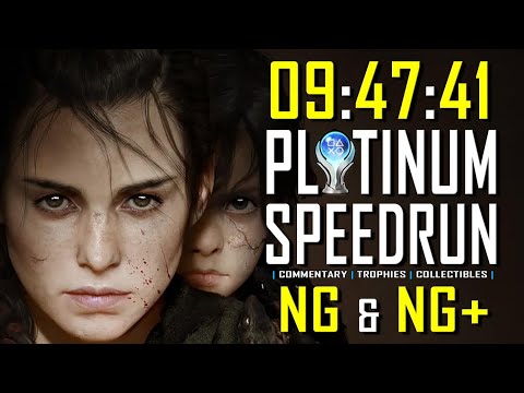 A PLAGUE TALE REQUIEM - Every Trophy / Achievement in 09:47:41 - Platinum Speedrun with NG & NG+