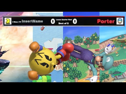 Ultimate Final Gambit #96 Porter (Luigi) VS. InsertName (Pac-Man) Losers Top 5