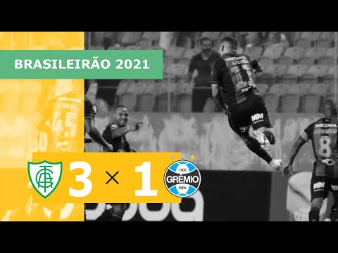 América-MG 3 x 1 Grêmio - Gols - 13/11 - Brasileirão 2021