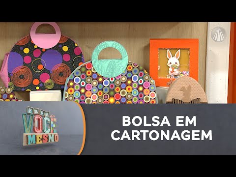 Bolsa Laís em Cartonagem para você complementar seus looks no dia a dia