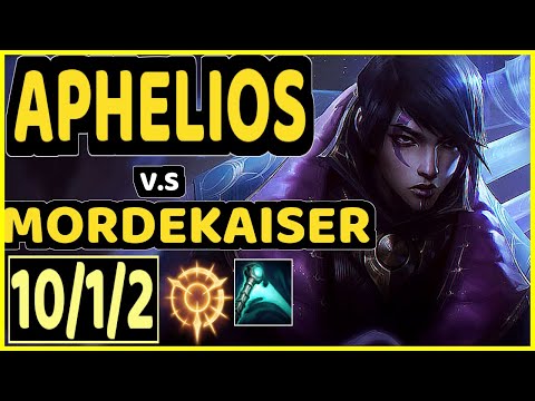 STROMPEST (APHELIOS) vs MORDEKAISER - 10/1/2 KDA TOP GAMEPLAY - NA Ranked MASTER