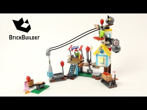 Vidéo LEGO Angry Birds 75824 : La démolition de cochon ville