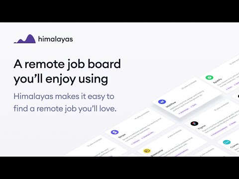 Himalayas - Remote Jobs Search video thumbnail