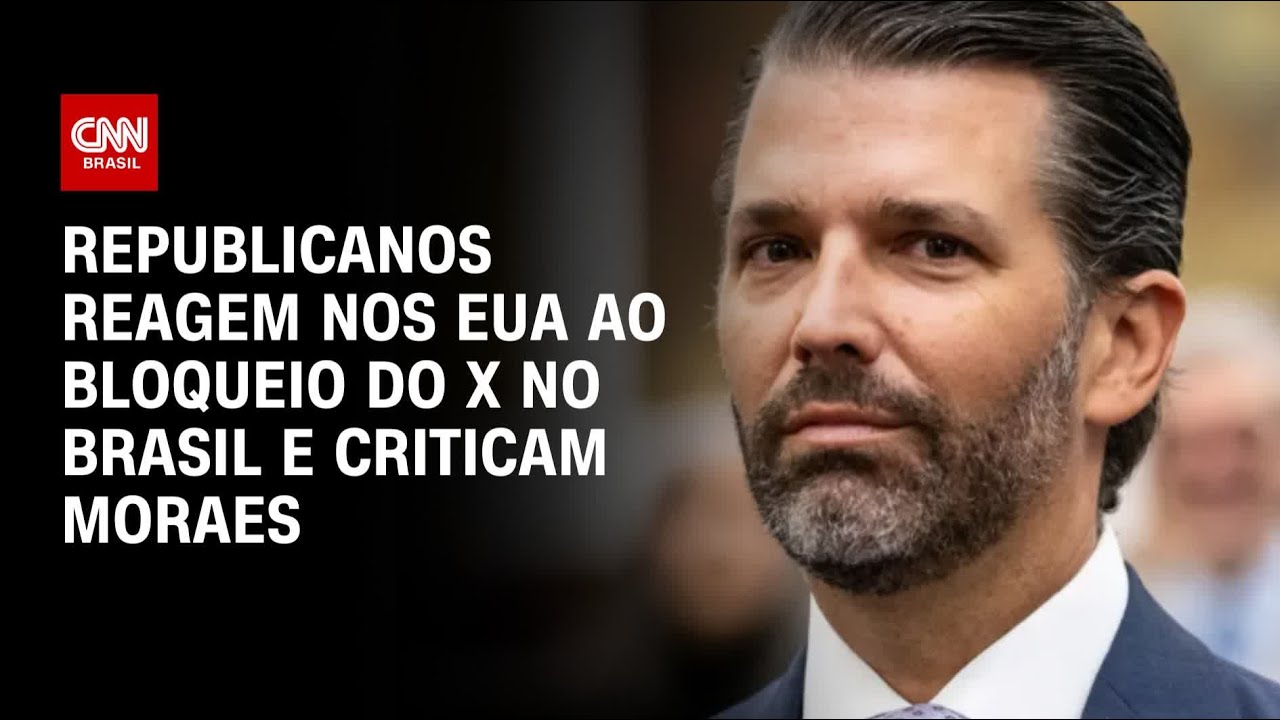 Republicanos reagem nos EUA ao bloqueio do X no Brasil e criticam Moraes | AGORA CNN