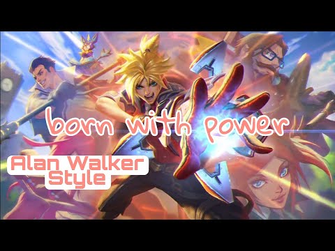 [ Nightcore ] born with power 🔥 by sky-flame ( Visualizer Video )