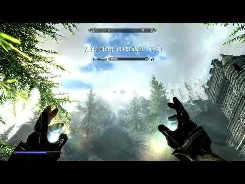 skyrim alteration skill exploit