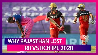 Bangalore vs Rajasthan IPL 2020: 3 Reasons Why Rajasthan Lost to Bangalore | DOWNLOAD THIS VIDEO IN MP3, M4A, WEBM, MP4, 3GP ETC