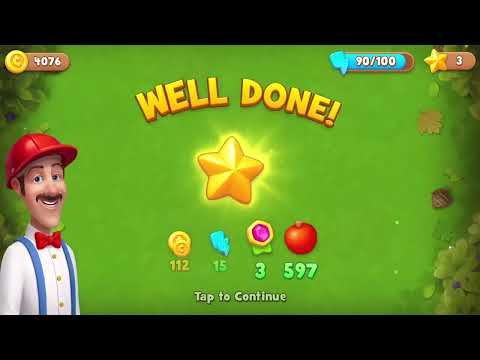 Gardenscapes - Part 16 Gameplay