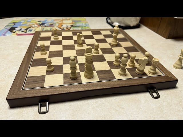 Vídeo relacionado con Aissom Juego De Ajedrez, 2 En 1 Madera, Ajedrez Magnetico Plegable con Ranuras de Almacenamiento,para Viaje Fiesta Regalos, Ajedrez De Viaje, Juego De Ajedrez para niños (29x29cm)