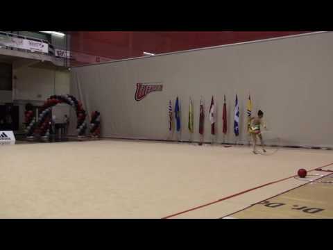 Cierra Johnson SeniorO Hoop ON 2016 Canadian Championships RG