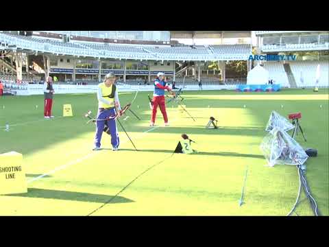 Karina Lipiarska v Nina Mylchenko– recurve women’s 1st round | London 2012 Olympic Test Event