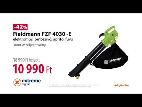 Fieldmann Lapų pūstuvas siurblys FZF 4030-E 3000 W video