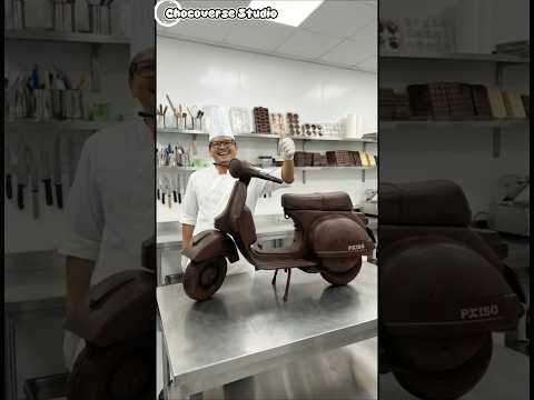 Chocolate Vespa PX 150 Ready to Join the Autobots! #shorts