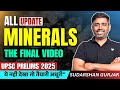 Updated Minerals Producing States Of India World खनिज UPSC Prelims All Exams