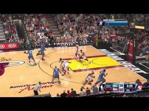 Xbox One NBA 2K14 3pts and dunks by Perry Jones Over Lebron James