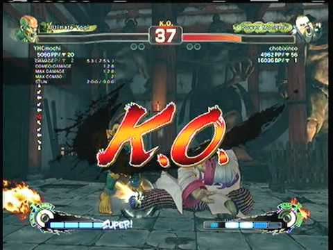 SSF4AE: Dhalsim (YHCmochi)  vs. Rufus (chobinxico)  HD