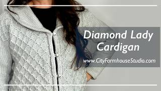 Machine Knit Pattern - Tuck Stitch Cardigan - LK150