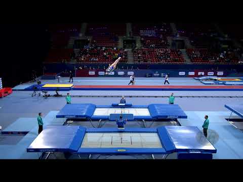 KULESHOVA Kateryna (UKR) W - 2022 Trampoline Worlds, Sofia (BUL) - Q Trampoline Exercise 1