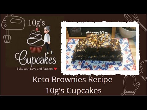 How To Make Keto Brownies/Keto Brownies Recipe| 10g's Cupcakes #ketobrownies