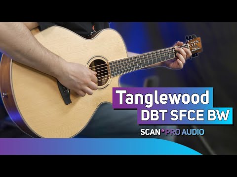 Демонстрация электроакустической гитары Tanglewood DBT SFCE BW