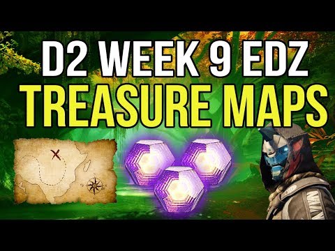 Destiny 2 ALL EDZ TREASURE MAP LOCATIONS | Week 9 | How to find Cayde 6's Treasure!