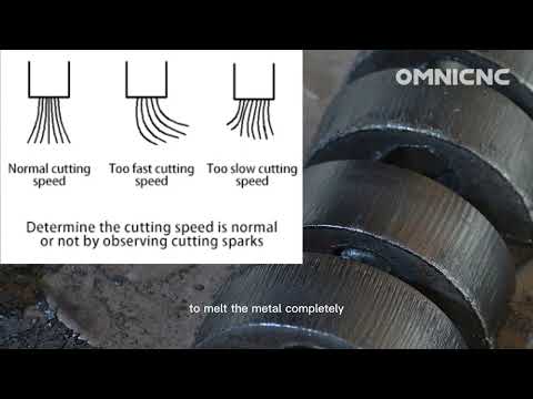 12kW Fiber Laser Cutter Cutting 20mm CS Test and adjust the parameter