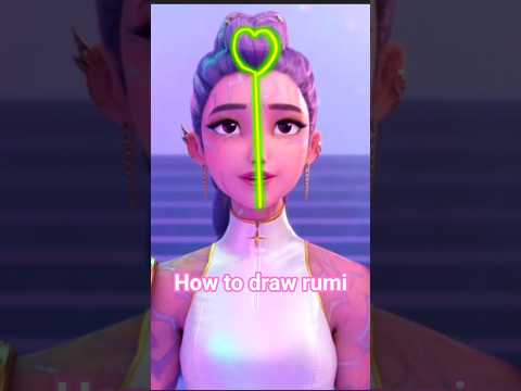 how to draw rumi kpop demon hunters