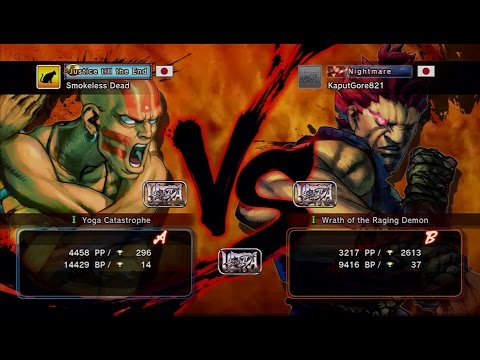 Smokeless Dead [Dhalsim] vs KaputGore821 [Akuma] USF4