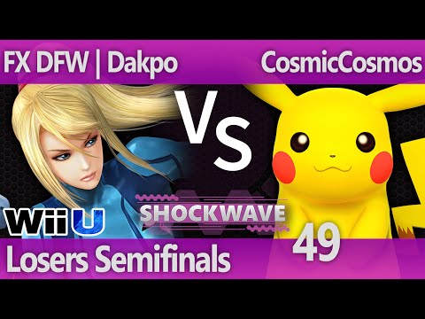 SW 49 Smash 4 - FX DFW | Dakpo (ZSS) vs CosmicCosmos (Pikachu) - Losers Semifinals
