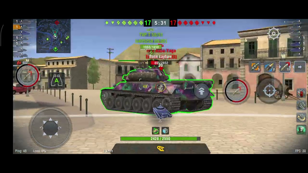 IS7 Baba-Yaga in Uprising mode #wotblitz #is7