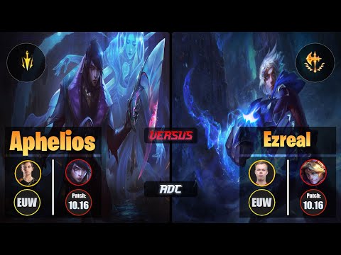 Caps APHELIOS (ADC) [Lethal Tempo] VS Wunder EZREAL - Challenger EUW Patch 10.16