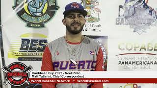 Caribbean Cup – Starting Pitcher Puerto Rico – Noel Pinto