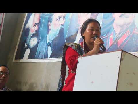 Parbati Thapa Magar speech in Gorkha , Leaders Nepal Communist Party